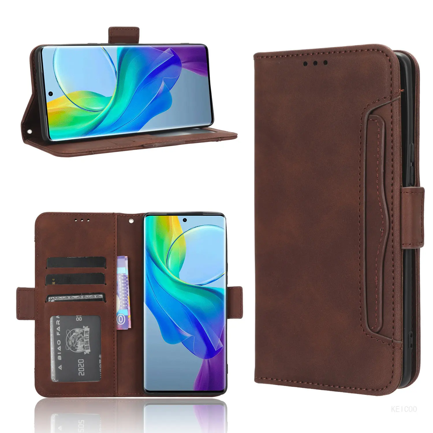 

PU Wallet Clip For Vivo Y78+ Y11 2023 Y02 Y02A Y35 Y 78Plus 11 02 02A 22 22S 35 2022 2023 4G V2271A Leather Case Flip Cover