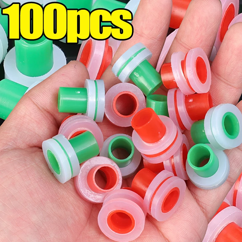 

10-100PCS Faucet PPR Pipe Plugs Leak-proof Sealing Gaskets Thread Installation Fitting Free Tape Sealed Ring Silicone Washers