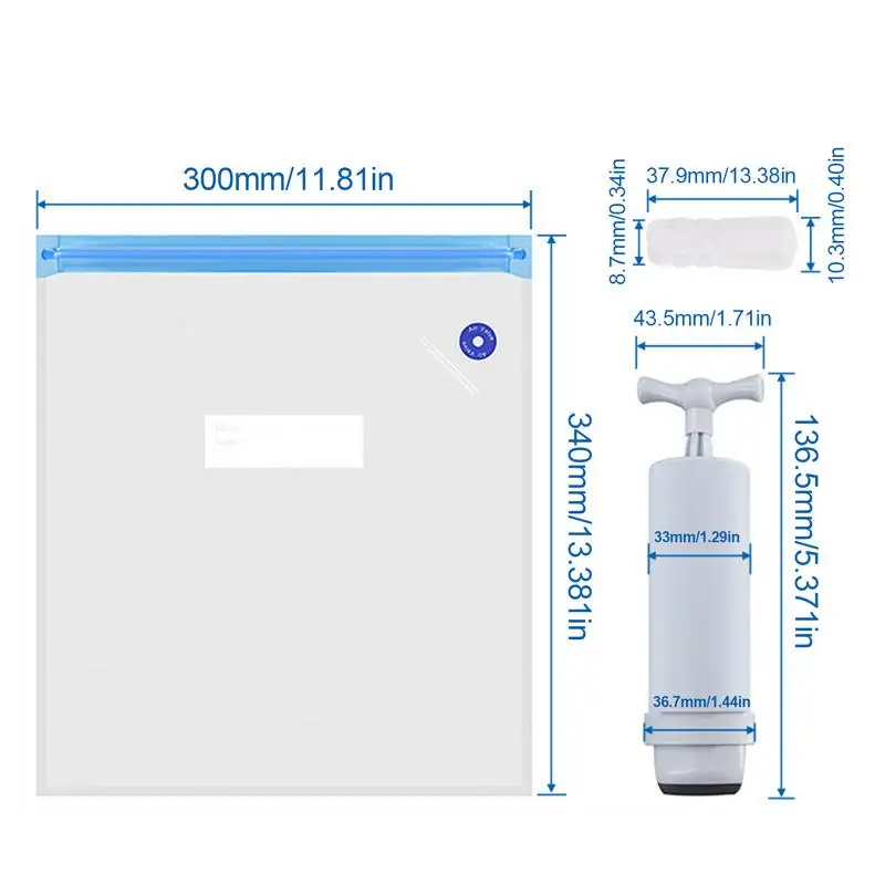Термополиуретановый вакуумный мешок для хранения нити