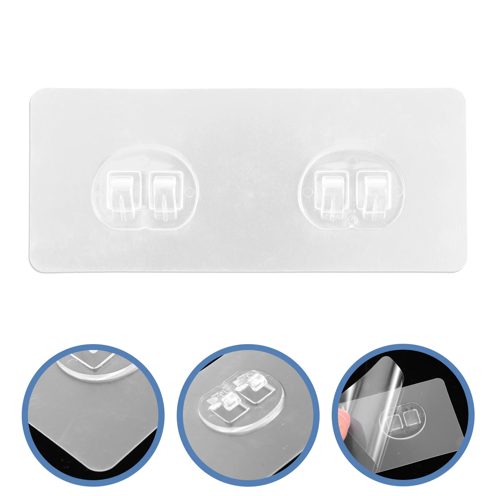 

Крючок на полку, крючки на клейкой основе, сменный настенный органайзер для душа, вешалка для ванной и кухни, подвесная Тяжелая искусственная поверхность, свободный пробойник