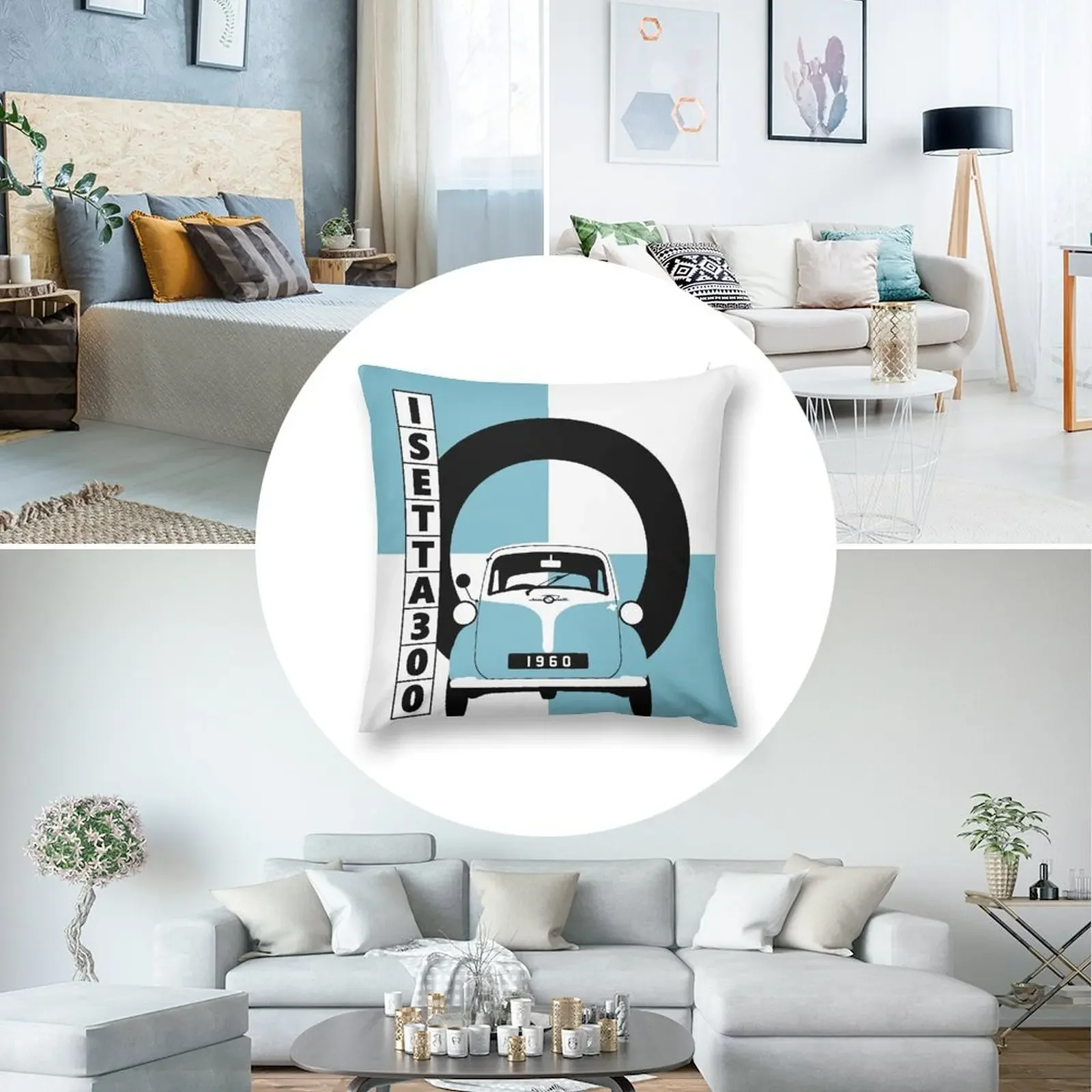 ISETTA BUBBLE CAR POP ART декоративная подушка для диванных подушек декоративные подушки