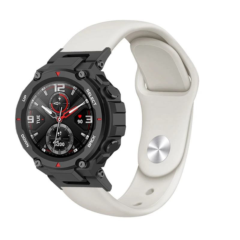 Silicone Strap For Huami Amazfit T-REX 2 Smart Watchband Sports Bracelet For Xiaomi Amazfit T-Rex/T Rex Pro 2 smart watch strap