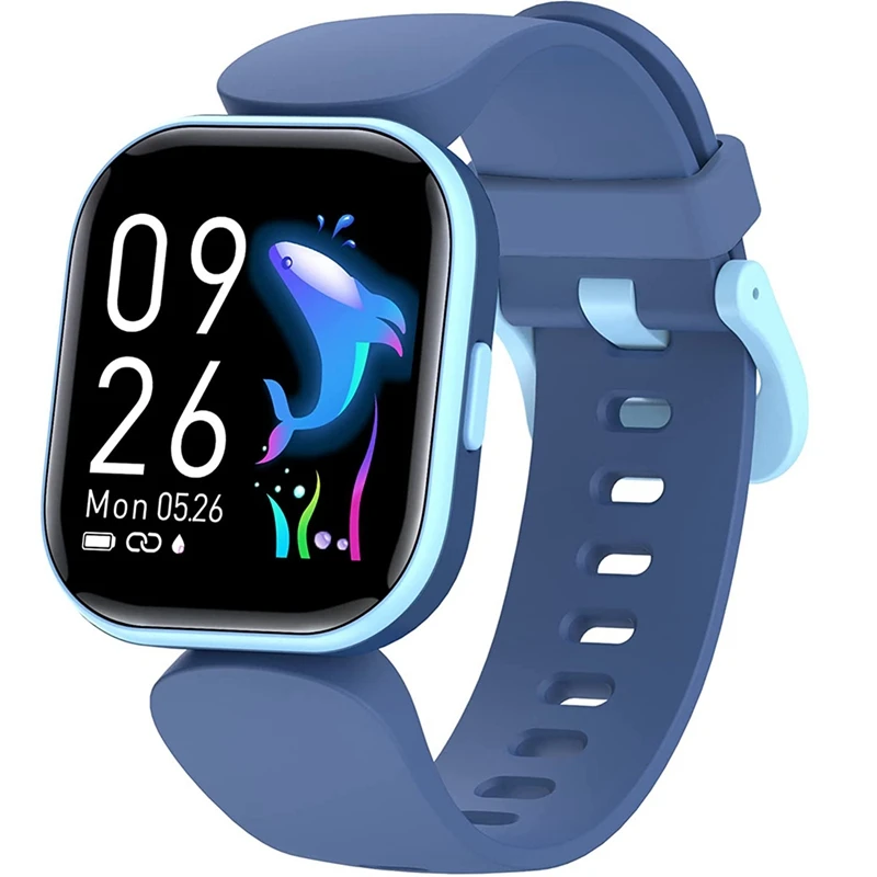 

Детские часы с фитнес-трекером, IP68 Водонепроницаемые Смарт-часы с 19 спортивными режимами, шагометры, пульсометр