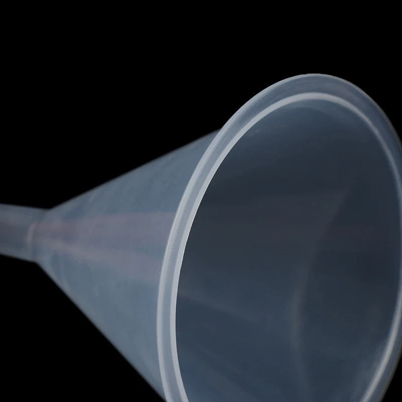 

60mm Mouth Dia Laboratory Clear White Plastic Filter Funnel