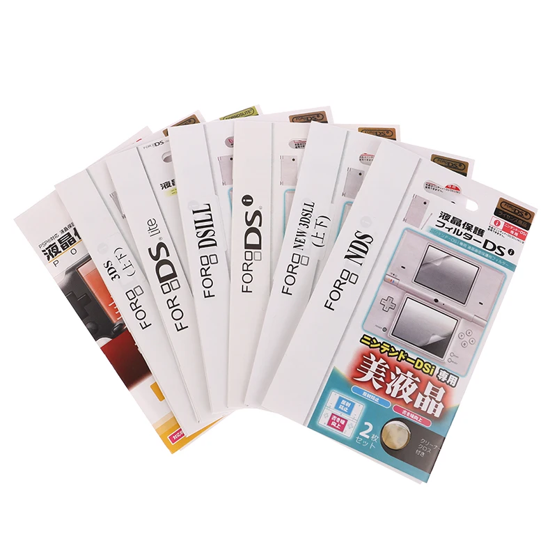 Прозрачная защитная пленка HD качества для 3DS XL DS Lite NDSL DSi LL