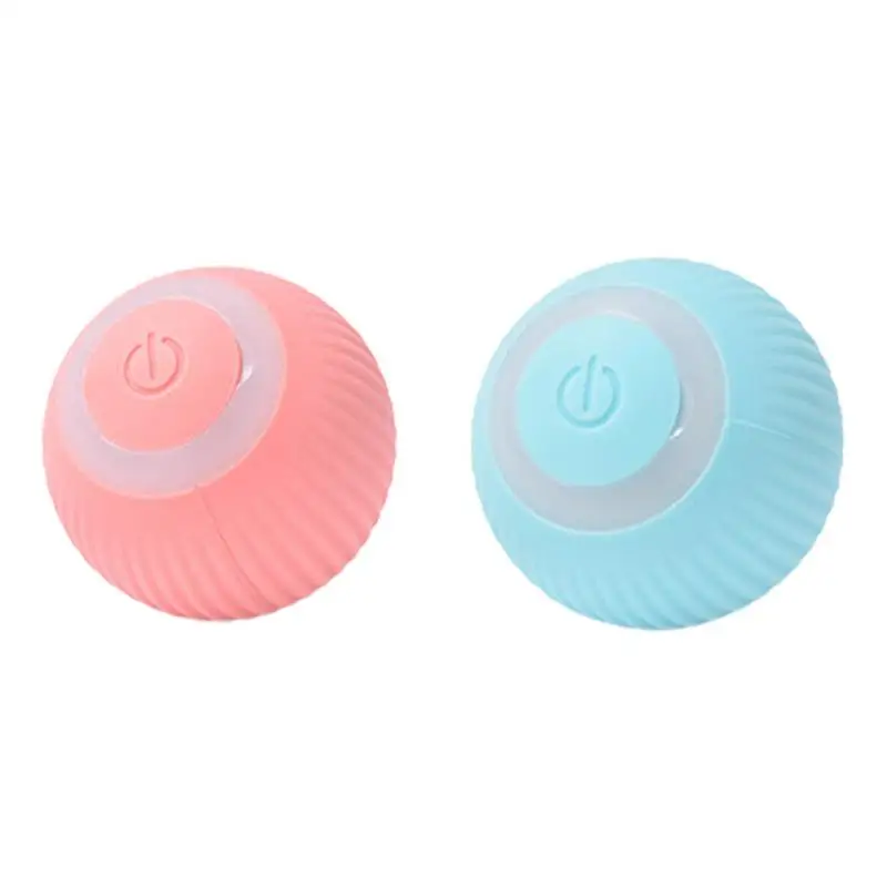 

Smart Interactive Cat Toy Smart Automatic Rolling Kitten Toys Rechargeable Bouncing Ball Toy For Cats 360 Degree Spinning Balls