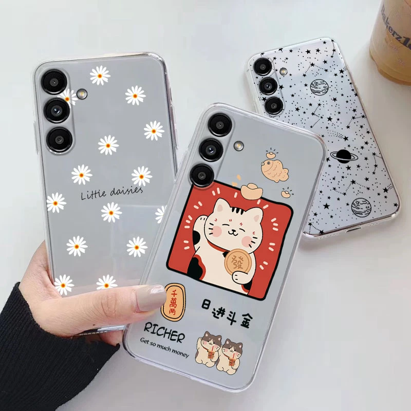 Чехол для Samsung Galaxy M14 M34 M54 чехол телефона Мягкий противоударный бампер