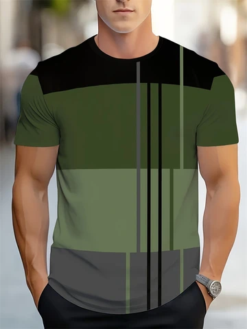 Мужская летняя футболка из полиэстера