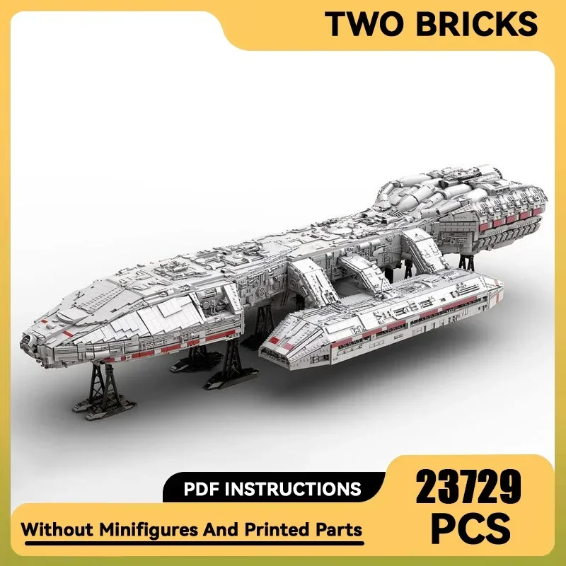 Moc строительные блоки космический корабль UCS Battlestar Galactica модель технология кирпич