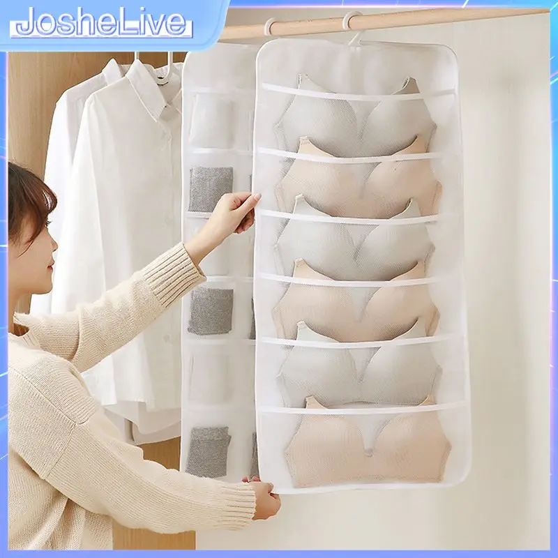 

Многослойный складной органайзер для одежды, органайзер для бюстгальтеров, нижнего белья, носков, сумки с несколькими карманами