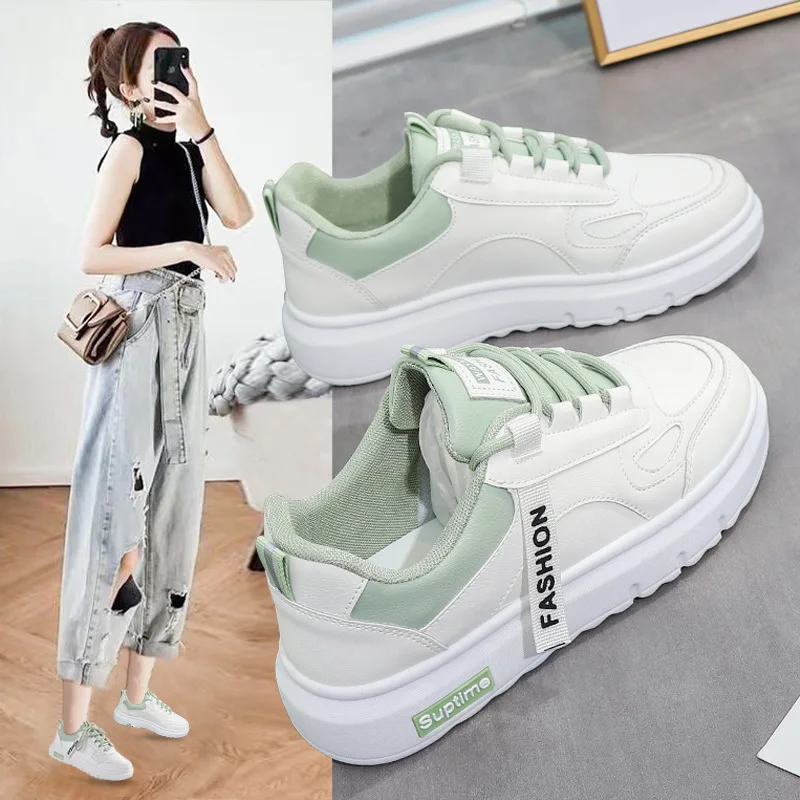 

Little White Shoes Women's Spring and Autumn New Fashion Sports Casual Shoes Board Shoes Versatile and Breathable Women's Shoes