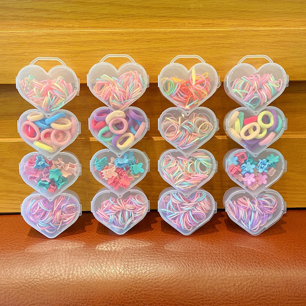 

2022 Korean Woman Accesories Cute 1 Set Hair Ties Rings Elastic Hair for Girls Breves Sets Headwear Pearl Ponytail Gifts