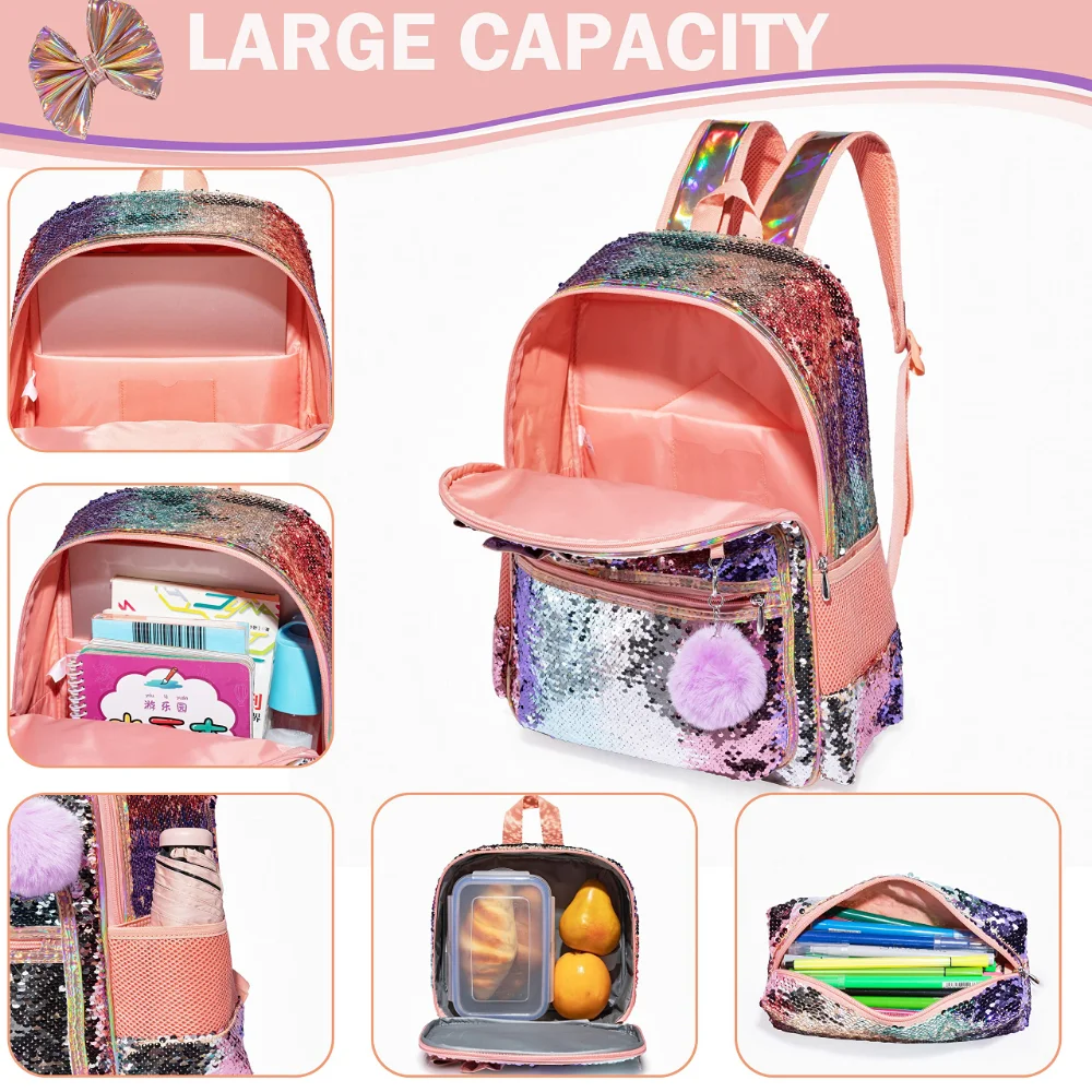 Bikab 3 In 1 Kids Bags School Bags  Children School Bags for Girl 16