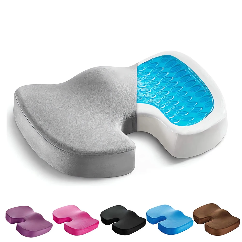 

Multifunctional Seat Cushion Dual Comfort Memory Foam of Hip Lift Seat Cushion Beautiful Butt Seat Car Office Massage Cushion