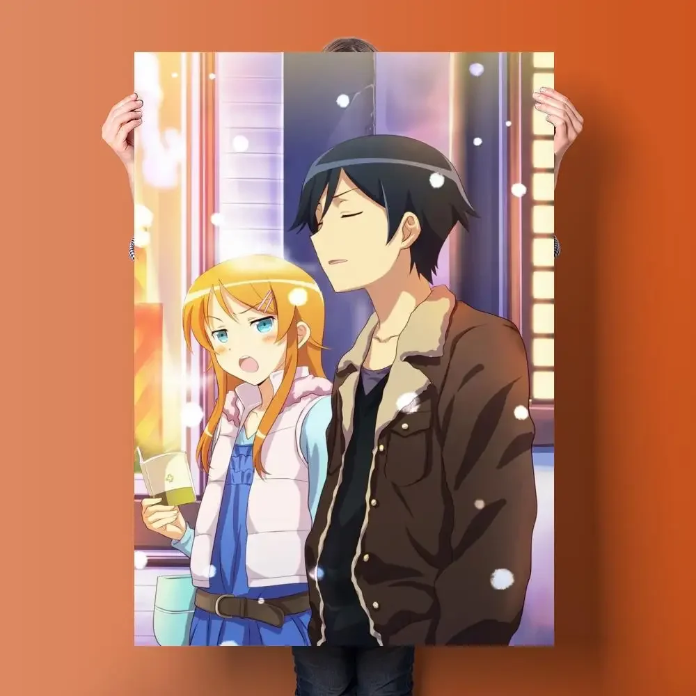 Oreimo мультфильм плакат печать на стене искусство холст живопись для современной