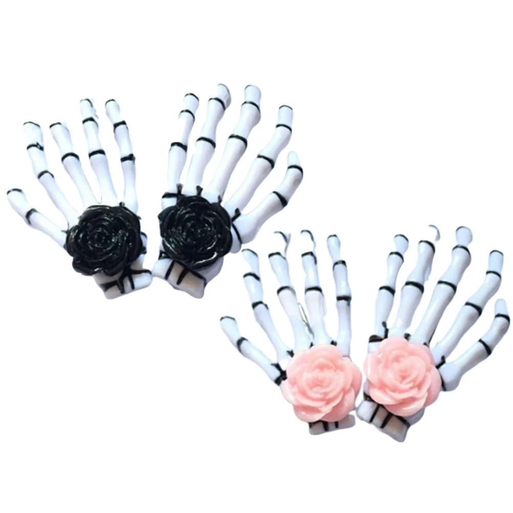 

4pcs Hairpins Hair Clip Hairpin Barrettes Rose Clips Hair