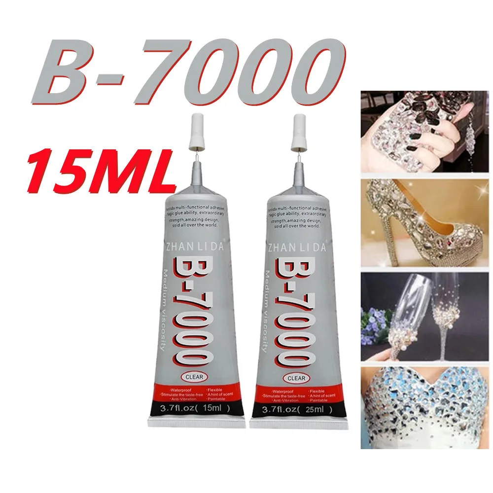 

1Pcs B7000 liquid Glue 15ml Strong Adhesive Upgrade Multi-function Diy Super Shell Rhinestone Waterproof Super Glue