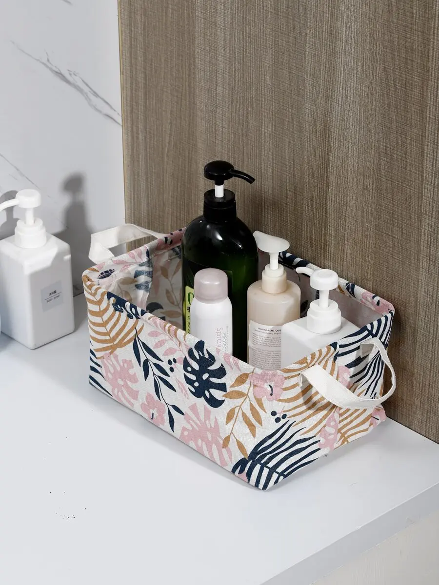 

Leaf Print Storage Basket