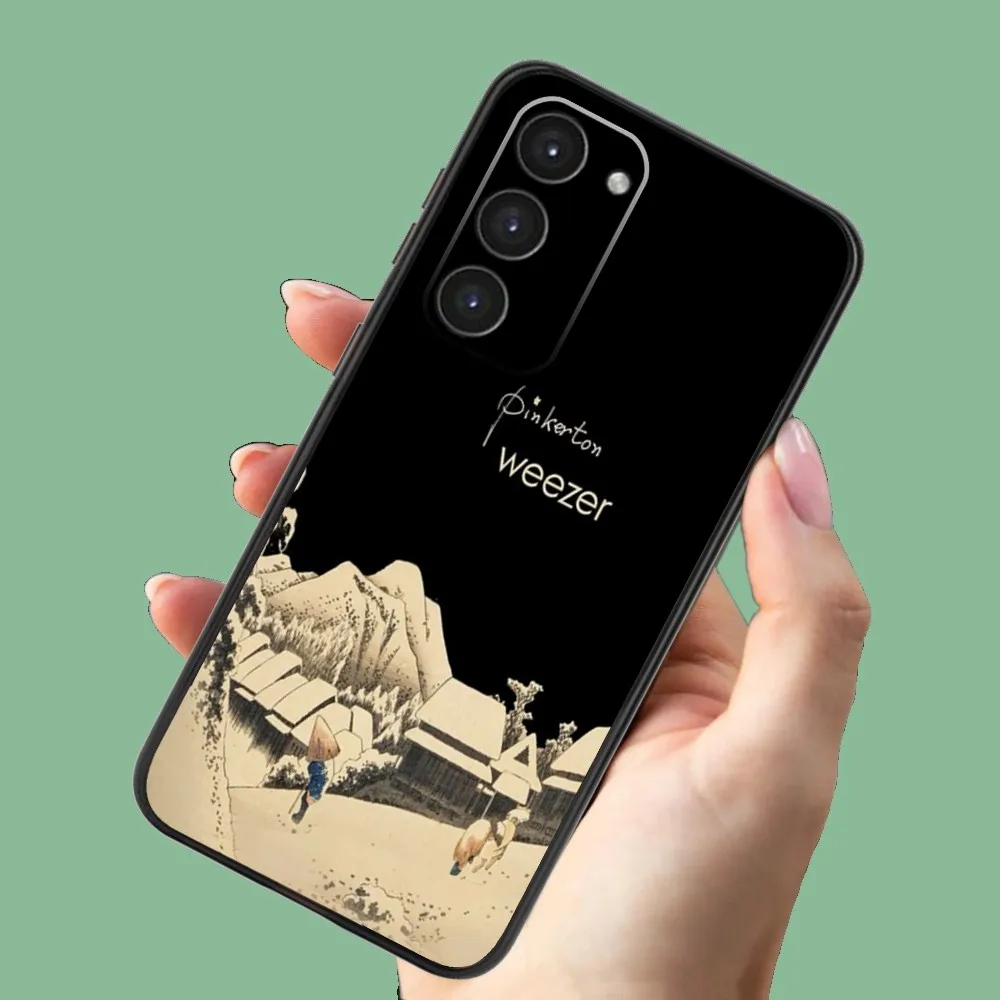Band W-Weezer Phone Case For Samsung Galaxy A13 21s 22 31 32 52 53 71 80 91 Free shipping Soft Black Shell