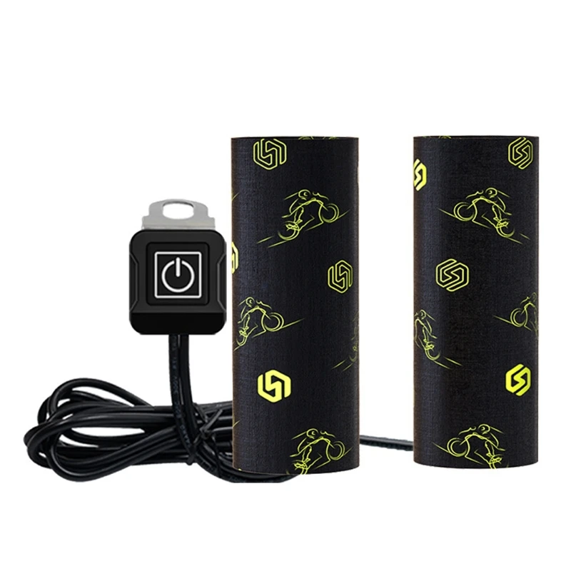 

Зимняя нагревательная Подушка на руль, 12 В, рандомное использование для электронного велосипеда, зимнее Велосипедное оборудование