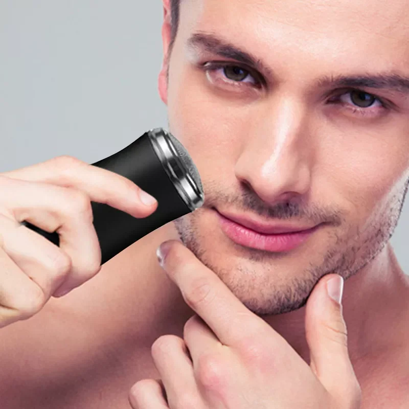 

NEW2023 Mini Portable Men Shaver Beard Shaving Trimmer Machine USB Travel Shaver Wet-Dry Hair Clipper Tools For Business Trip