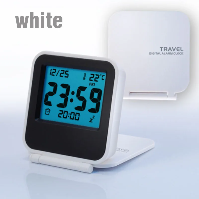 

Цифровые настольные часы будильник черный/белый/синий/оранжевый/зеленый