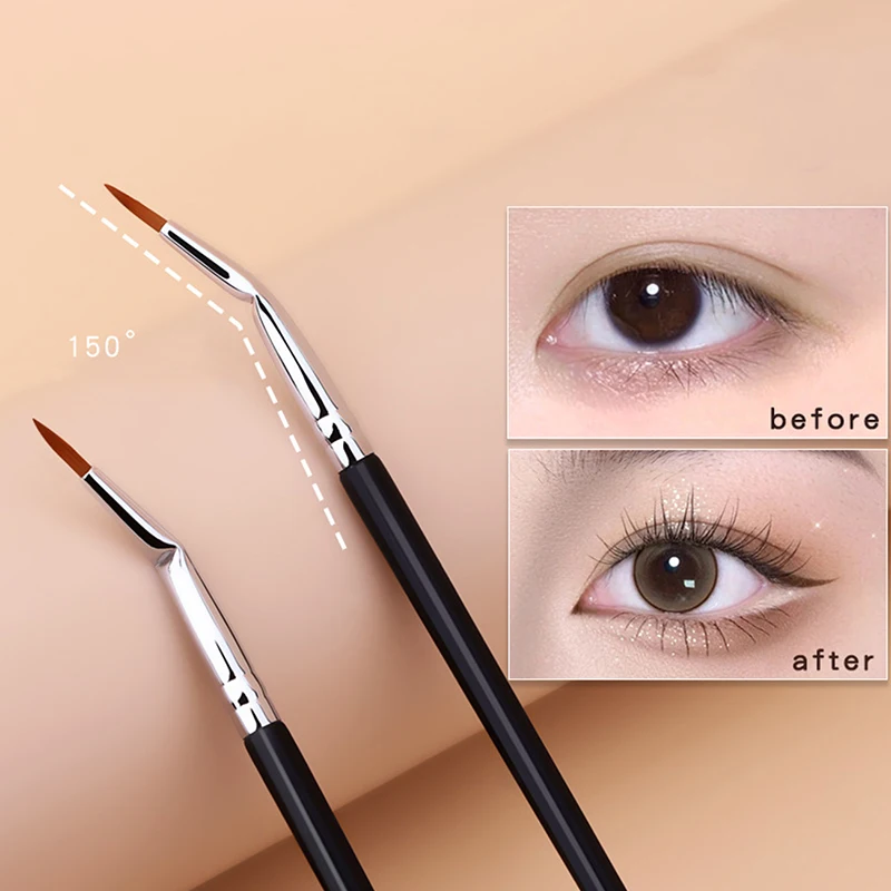 

Eyeliner Brushes Angled Liner Makeup Brush Pointing For Gel Liquid Powder 1pcs Synthetic Hair Eyes Cosmetic Tools