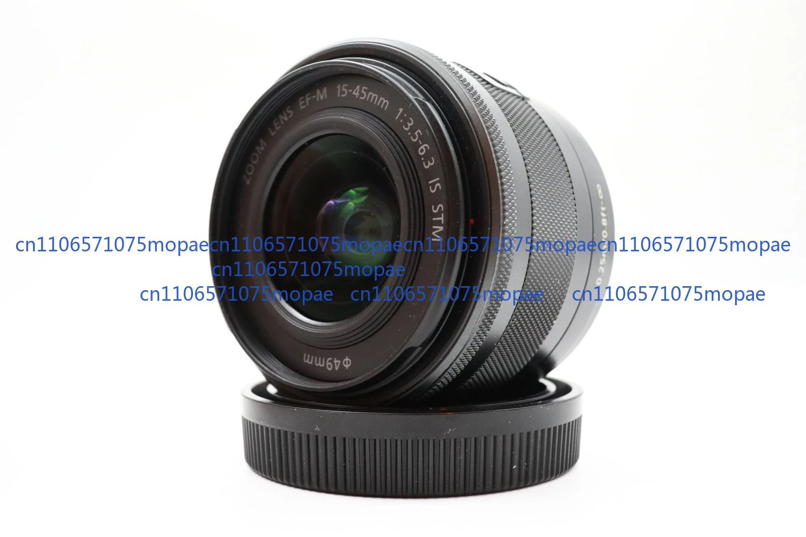 Фото Б/у 95% новый стандартный зум-объектив Canon EF-M 15-45 мм f/3,5-6,3 IS STM — графит №4