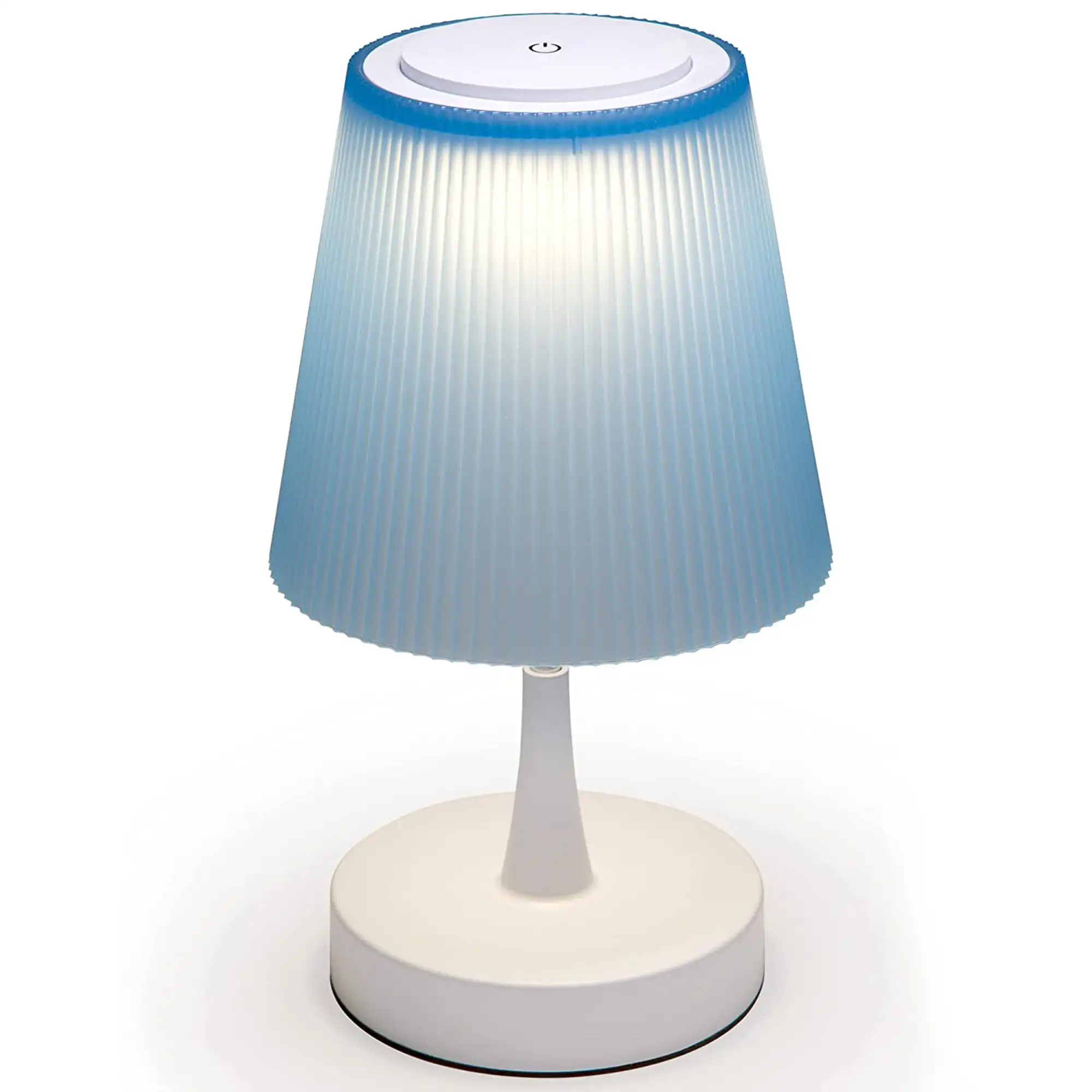 

LED Table Lamp Dimmable Lamp for Bedroom Nightstand with USB Charging Port Blue