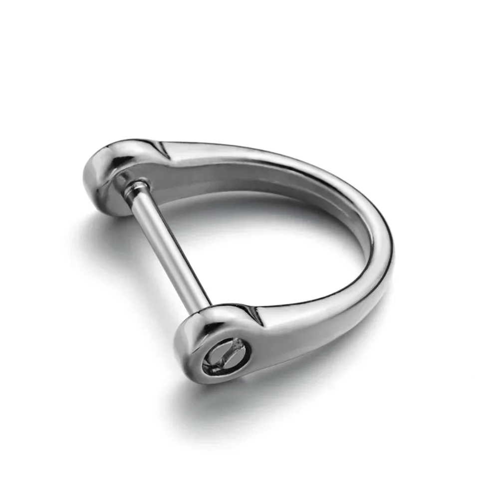 

Застежка-подкова, металлический автомобильный брелок для ключей, анти-потерянный цинковый сплав, пряжка D-типа, металлическая фурнитура, аксессуары, простой практичный маленький подарок