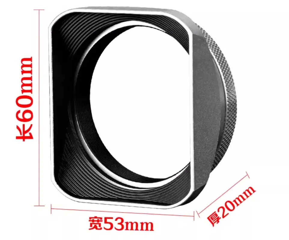 Металлическая бленда для Fuji X100VI X100V X100F X100T X100S