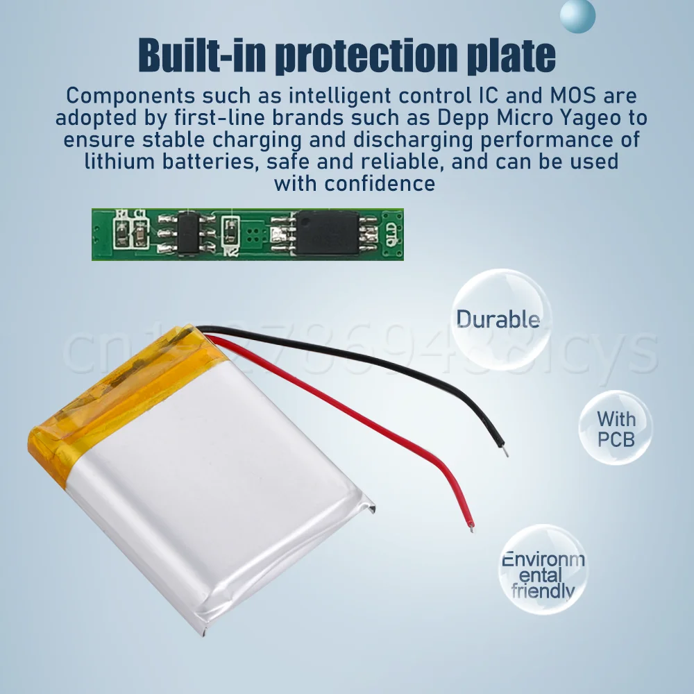 402530 250mah 3 7 V литиевая полимерная аккумуляторная батарея для GPS MP3 светильник умные