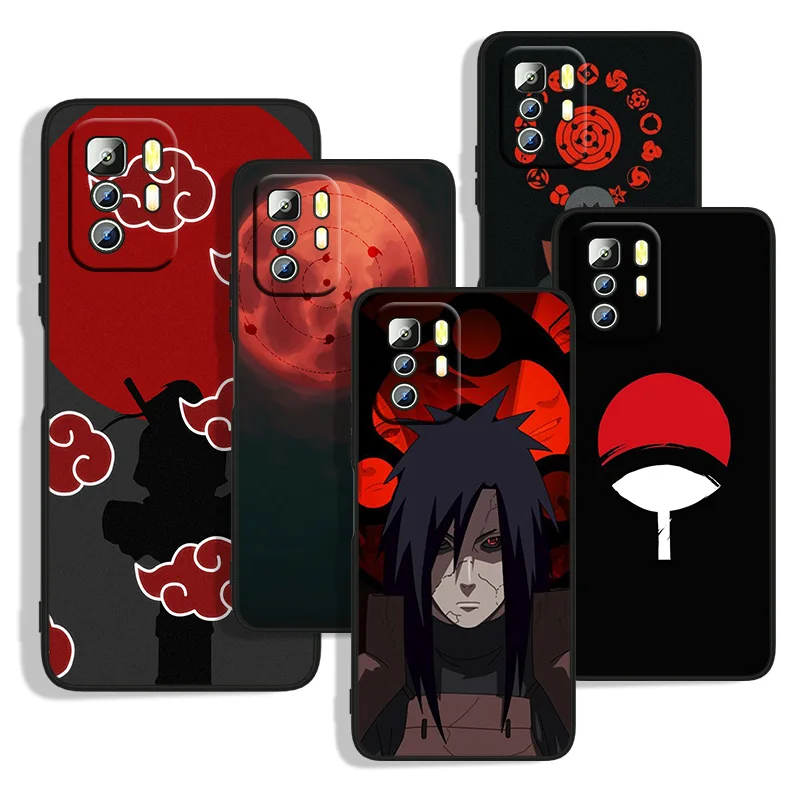 

Uzumaki Naruto For Xiaomi Redmi Note 11S 11T 11 10S 10 9T 9S 9 8T 8 7 6 5A 5 4X Pro Black Soft Phone Case Capa