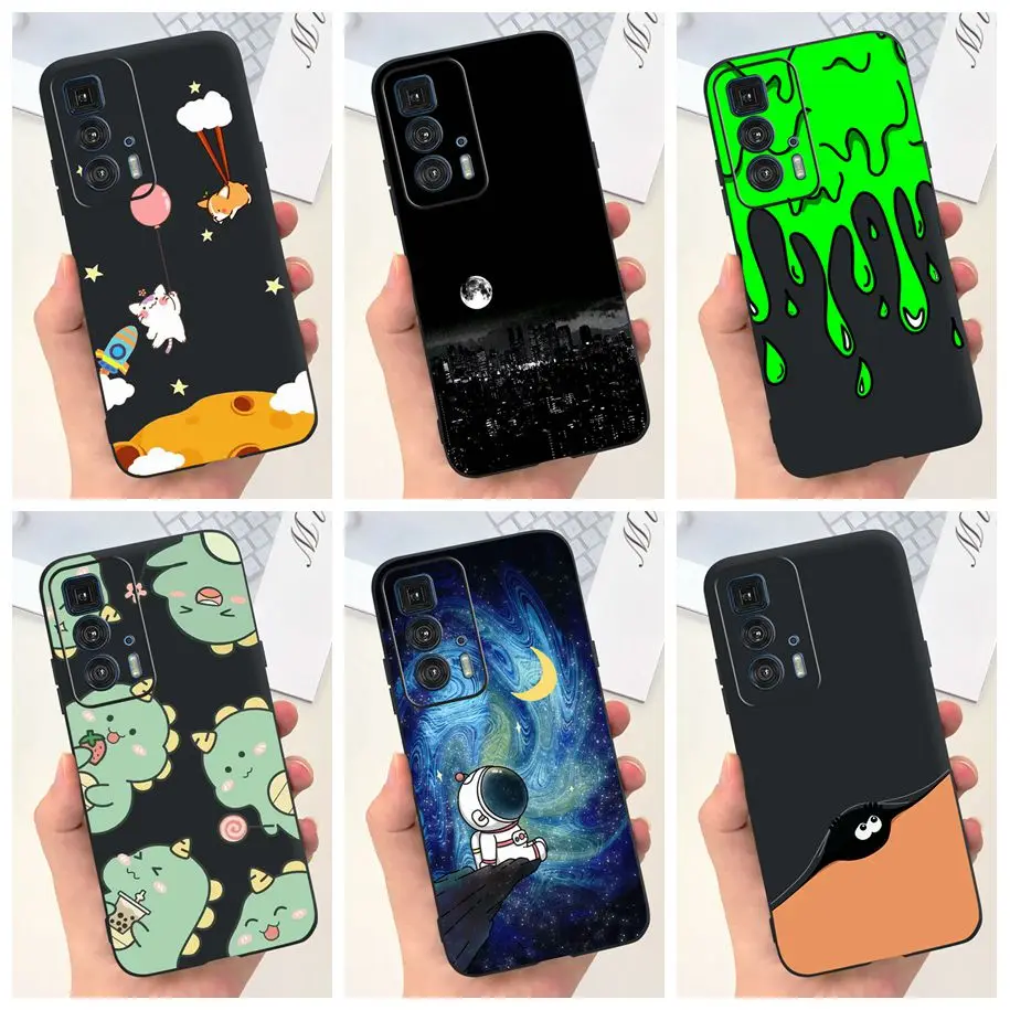 Чехол для Motorola Edge 20 Pro чехол телефона модный тонкий мягкий с цветочным рисунком Moto