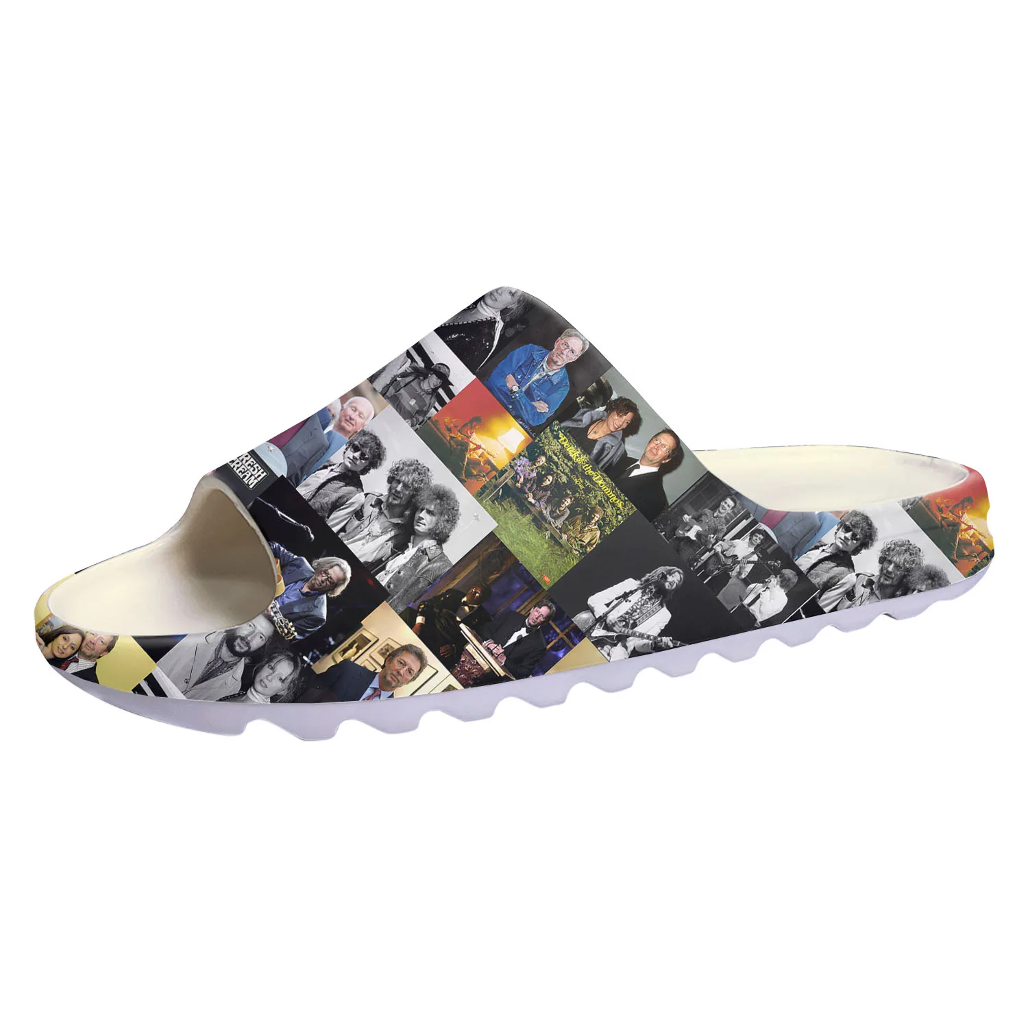 Eric Clapton Rock Guitar Soft Sole Sllipers Home Clogs Water Shoes Mens Womens Teenager Bathroom Beach Customize on Shit Sandals