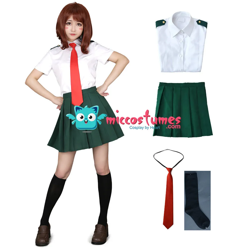 

Women's U.A. High School Summer Uniform Cosplay Costume with Tie