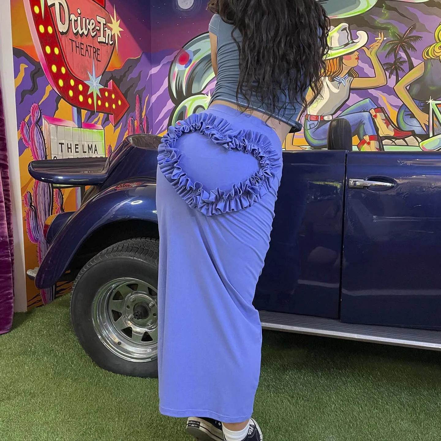 

Maxi Skirt Sexy Ruffle Dress Sexy Club Party Wear 2023 Women Summer Clothes Y2K Streetwear Elegant Dress High Waist Skirts