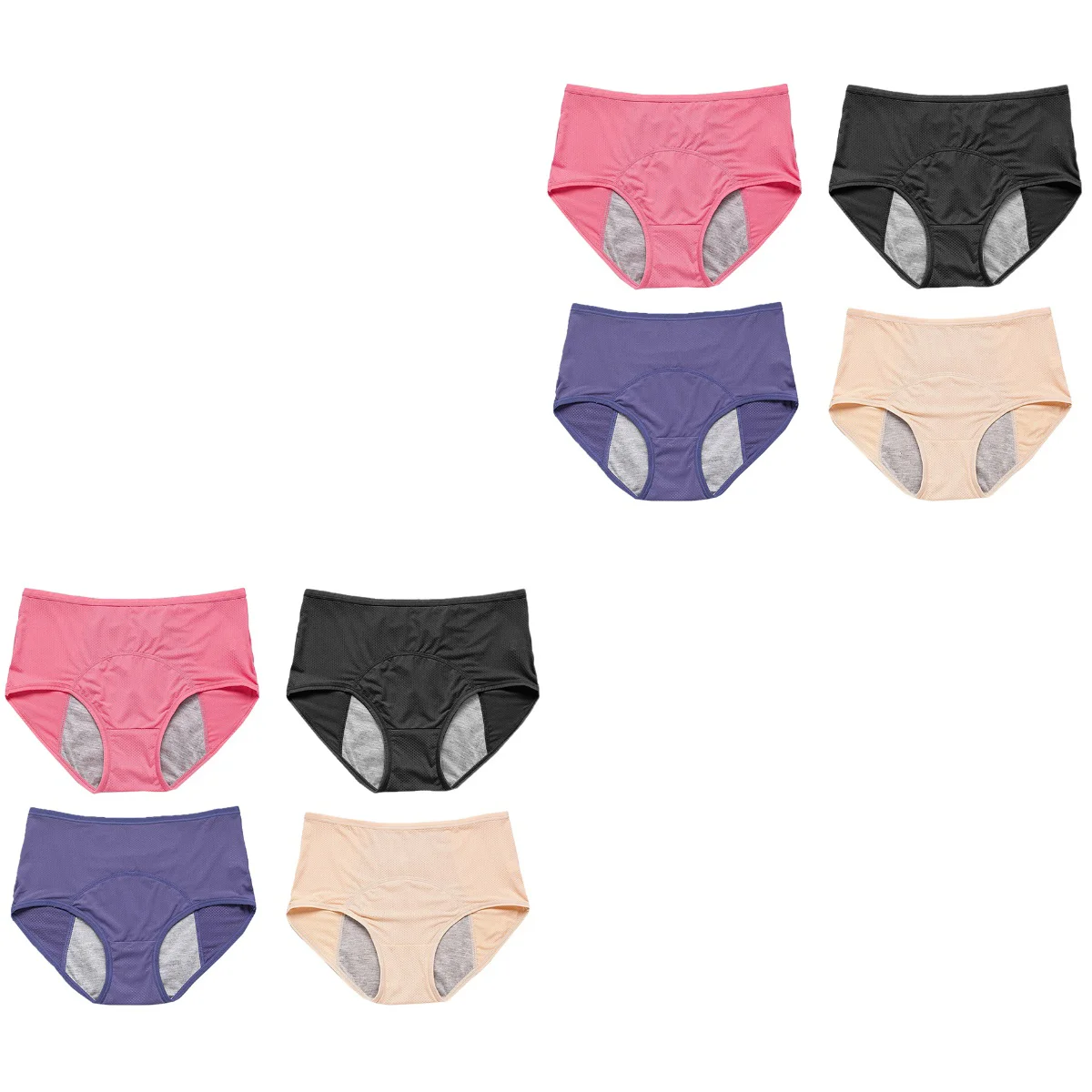 

8 шт., женские хлопковые трусы для менструации