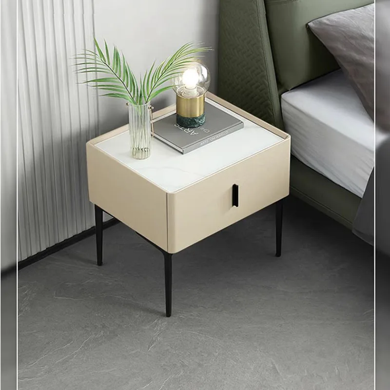 

Wood Table Drawers Nightstands Coffee Modern Luxury Makeup Nightstands Storage Space Saving Meuble De Rangement Nordic Furniture