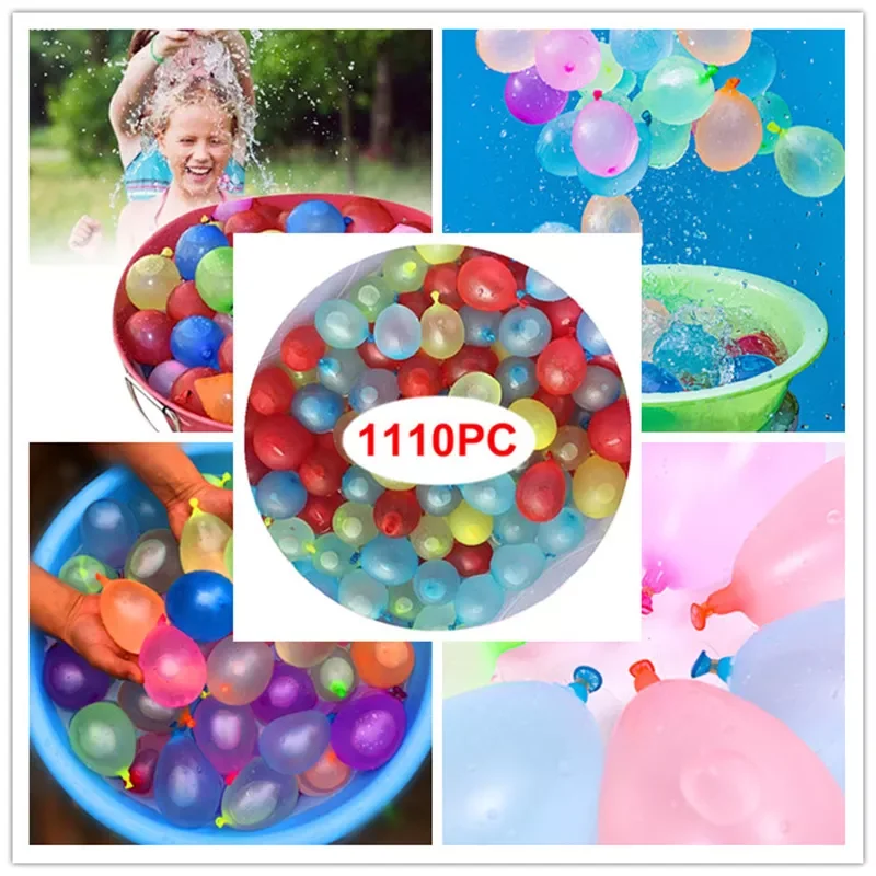 

Children's Soft Silicone Water Ball Toy Summer Party Activities Multiplayer Chase Interactive Game Water Fight Reusable Gift