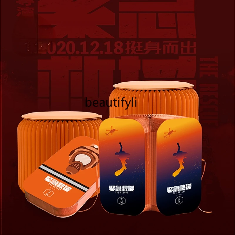 

zq round Stool Short Home Storage Small Bench Creative Shoes Changing Living Room Emergency Rescue