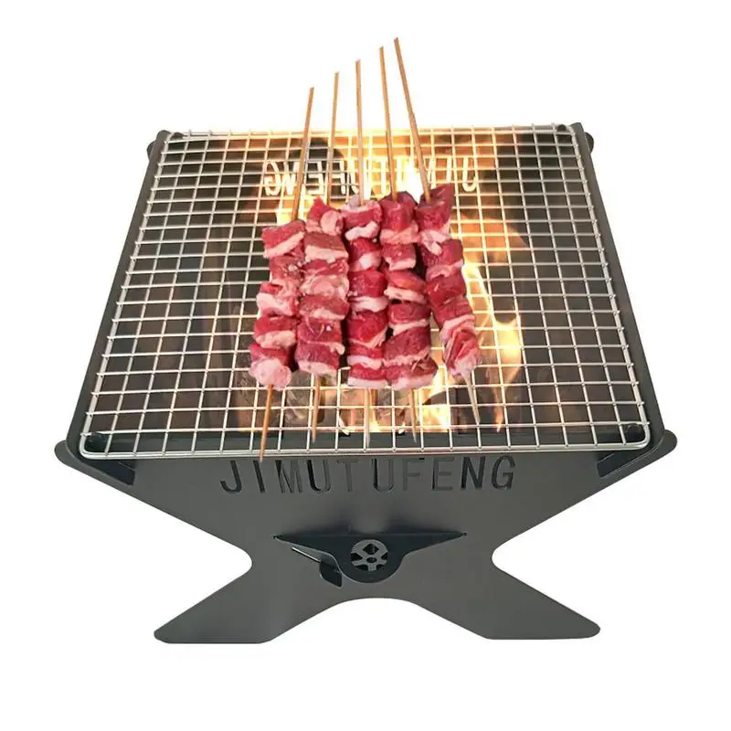 

Detachable Camping Grill Portable Mini Stove Folding Barbecue Cookstove Durable Foldable BBQ Grill Rack Outdoor Cookware