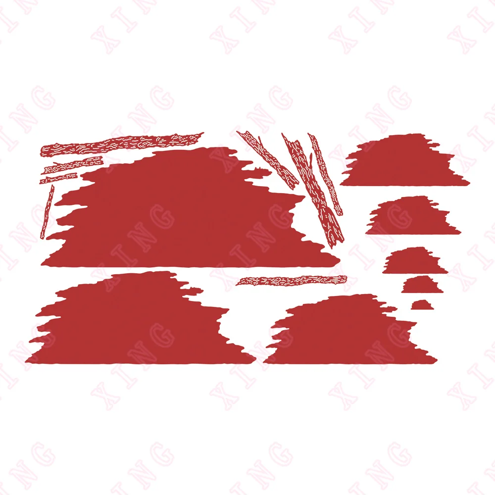 

Новейший речной банк штампованные металлические высекальные штампы фотографический Декор тиснение шаблон Сделай Сам поздравительная отк...