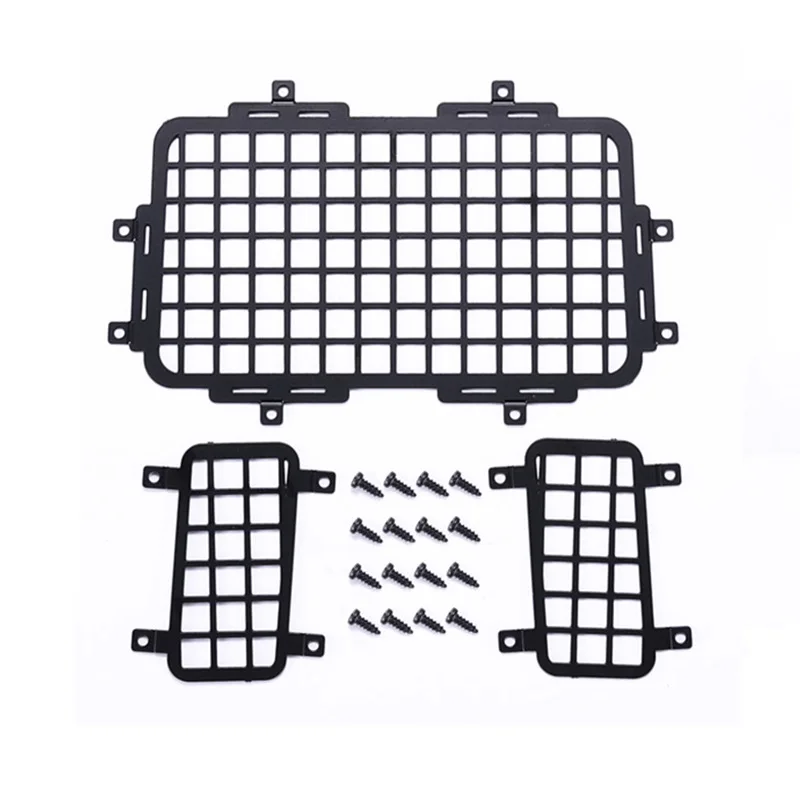 

Металлическая стереоскопическая сетчатая защитная сетка для заднего стекла MN99S MN D90 D99S MN98 1/12, обновленные детали для радиоуправляемого автомобиля, аксессуары