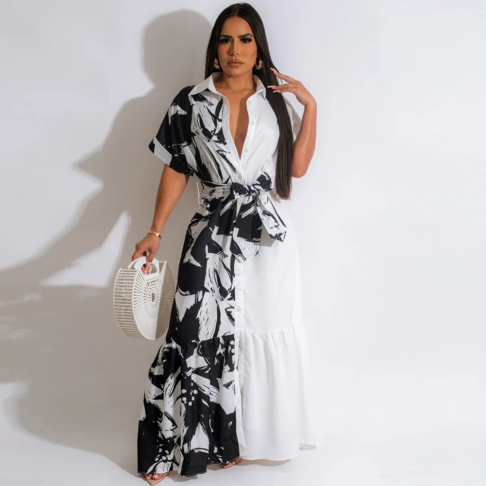 

African Dresses For Women Elegant Polyester 2023 New Muslim Fashion Abayas Dashiki Robe Kaftan Long Maxi Dress Turkish Africa