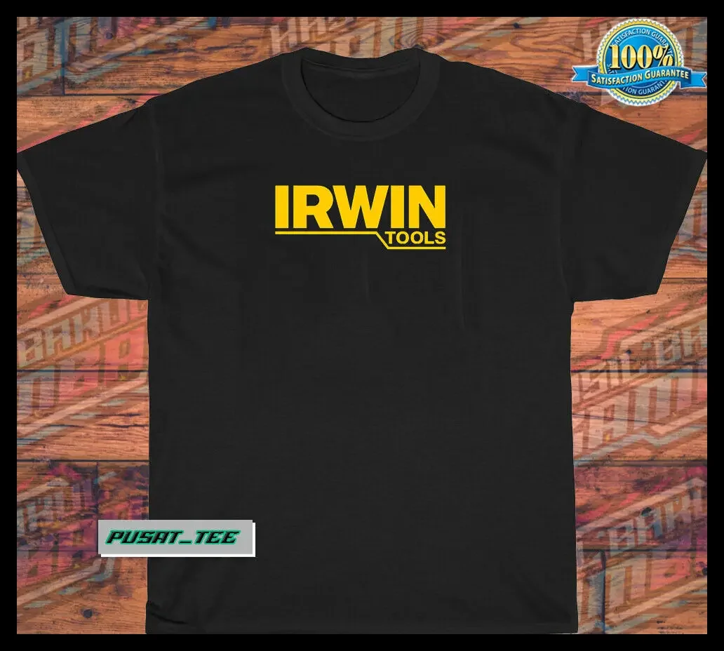 Новая забавная Мужская футболка с металлическим логотипом Irwin Tools