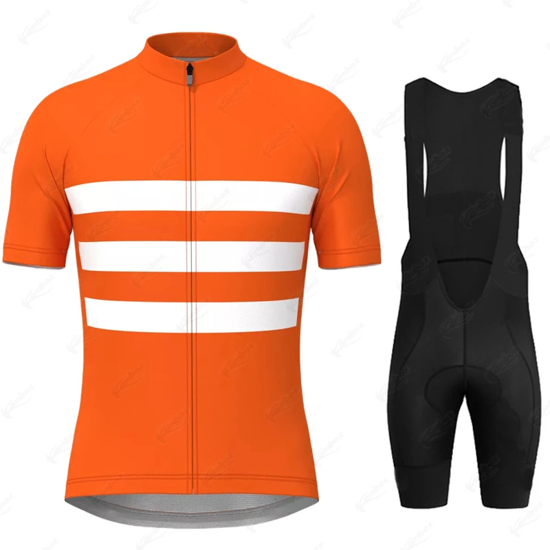 Купи Men's New Cycling Jersey Sets Bib Shorts Set 2022 Summer Mountain Bike Bicycle Suits Anti-UV Bicycle Team Racing Uniform Clothes за 482 рублей в магазине AliExpress