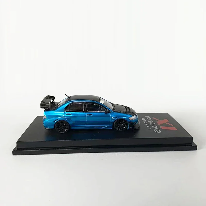 Модель автомобиля Lancer EVO IX Voltex кусачки из сплава под давлением цвет голубой