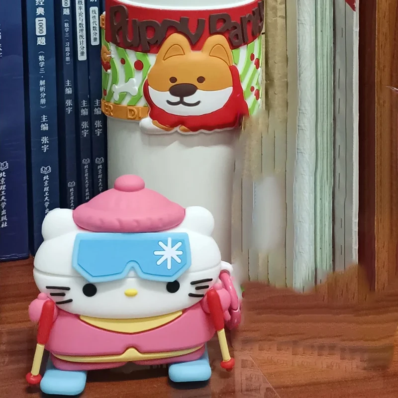 Новый чехол Hello Kitty для AirPods 1/2 милый мультяшный аниме очаровательный лыжный