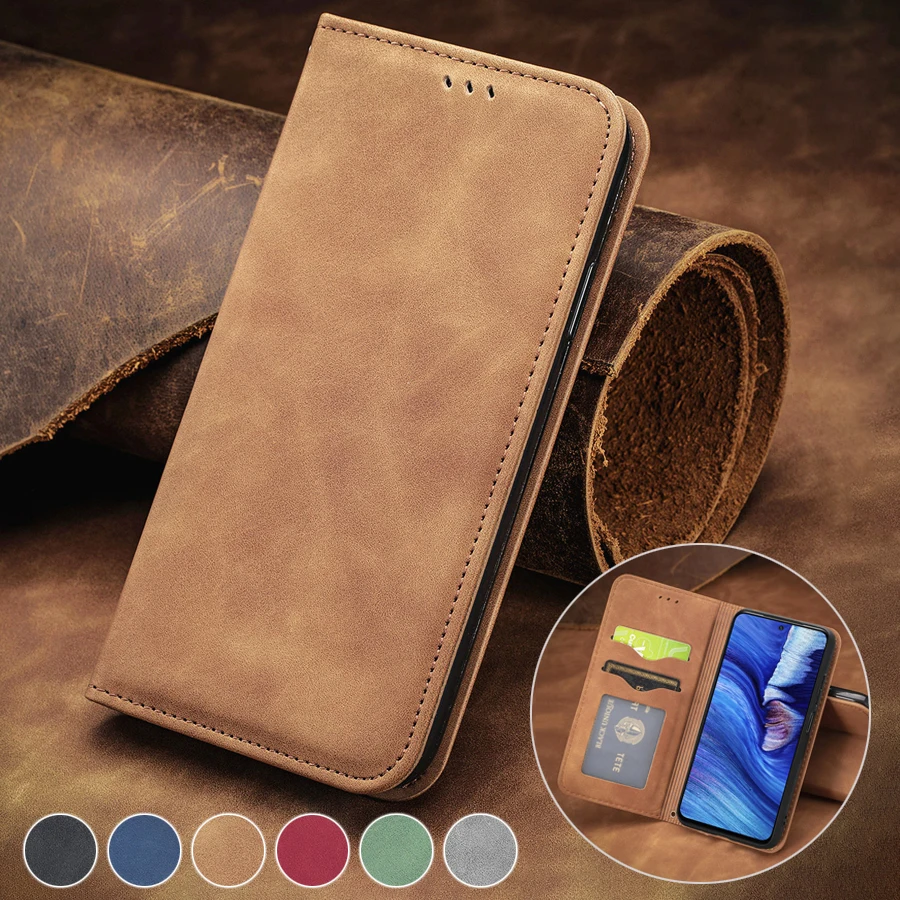 

Wallet Magnetic Flip Case Cover For Xiaomi Redmi Note 12S 12 Turbo 12 Pro 11S 11 Pro 10 Pro 9 8T 7 12C 10C Poco X5 12T Pro 11T